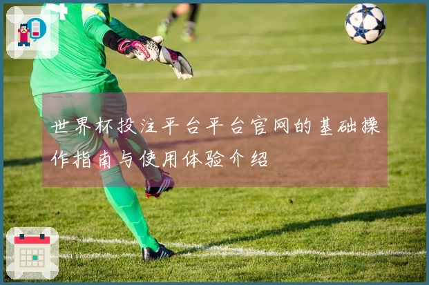 世界杯投注平台平台官网的基础操作指南与使用体验介绍