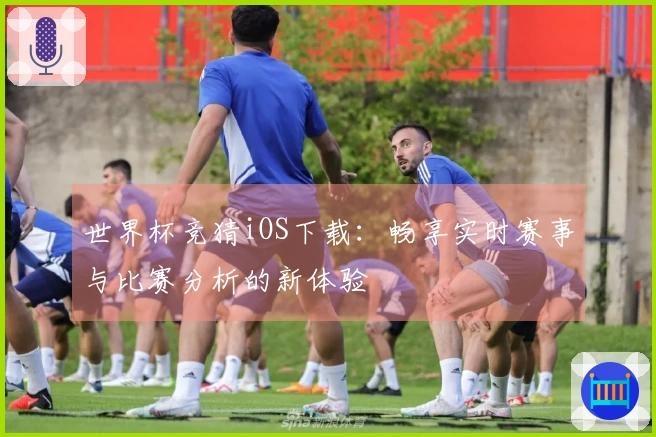 世界杯竞猜iOS下载：畅享实时赛事与比赛分析的新体验